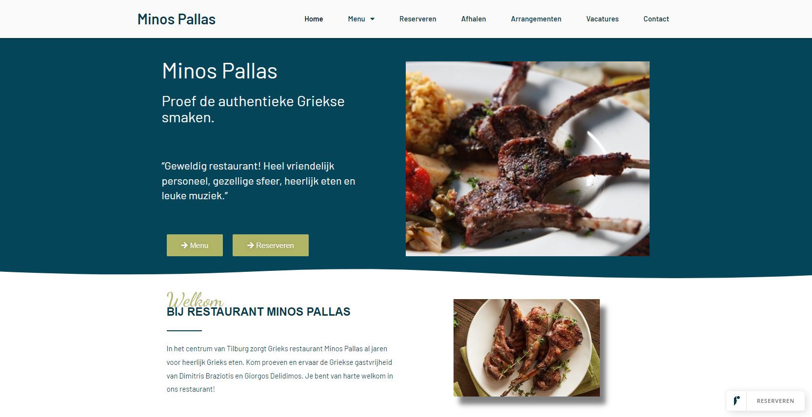 Website Minos Pallas
